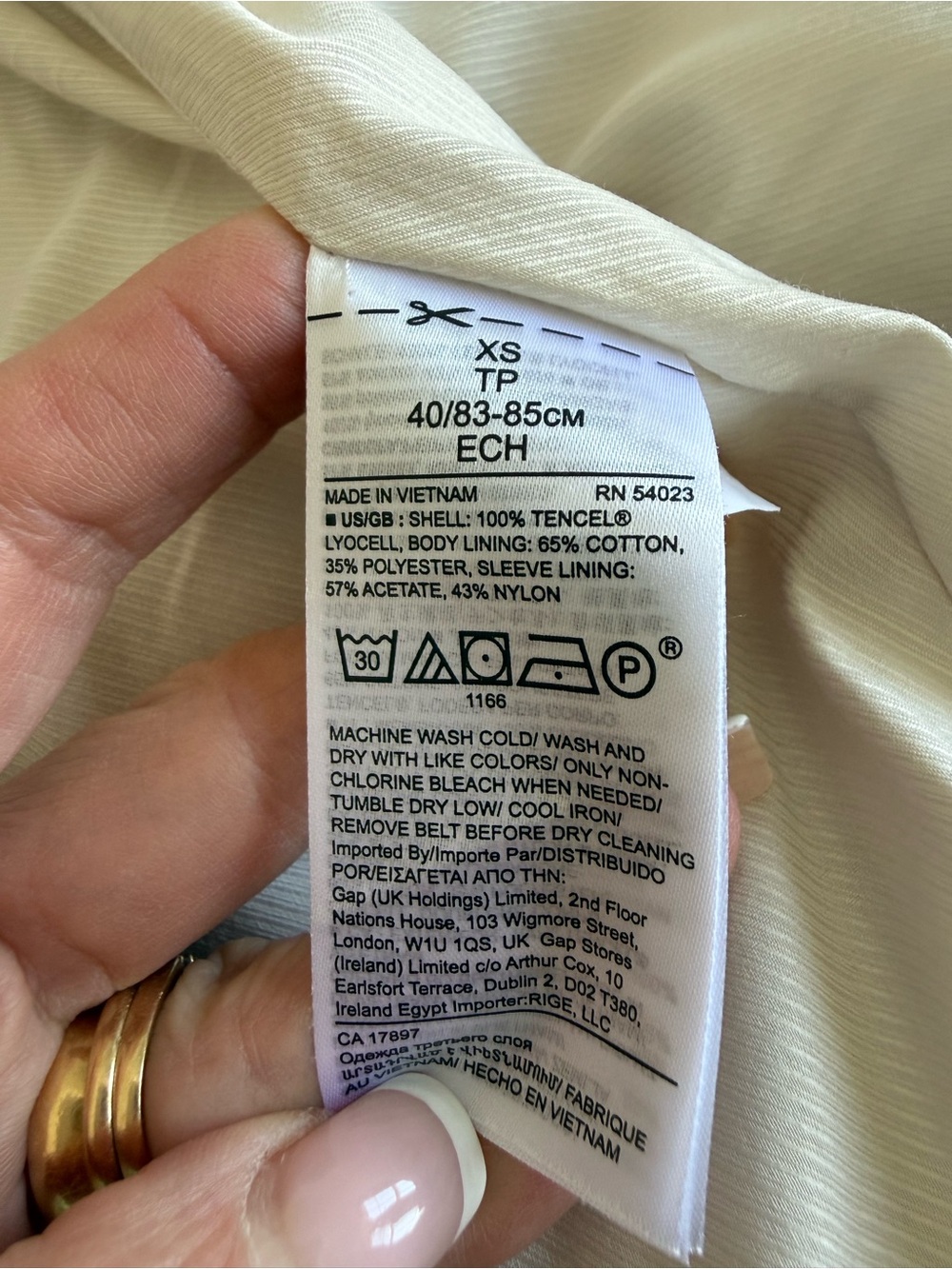 Banana Republic TENCEL Lyocell Lightweight Belted Trench Coat XS - Picture 7 of 13
